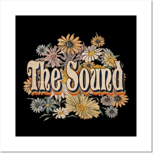 Retro The Sound Name Flowers Limited Edition Classic Styles Posters and Art